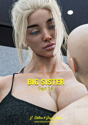 giantess looking at small man