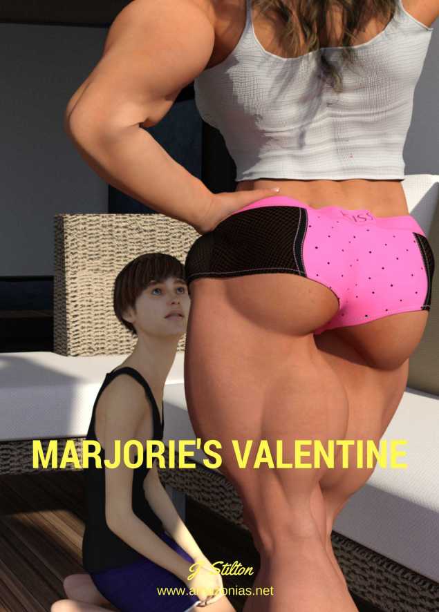 Marjorie's Valentine - female bodybuilder 