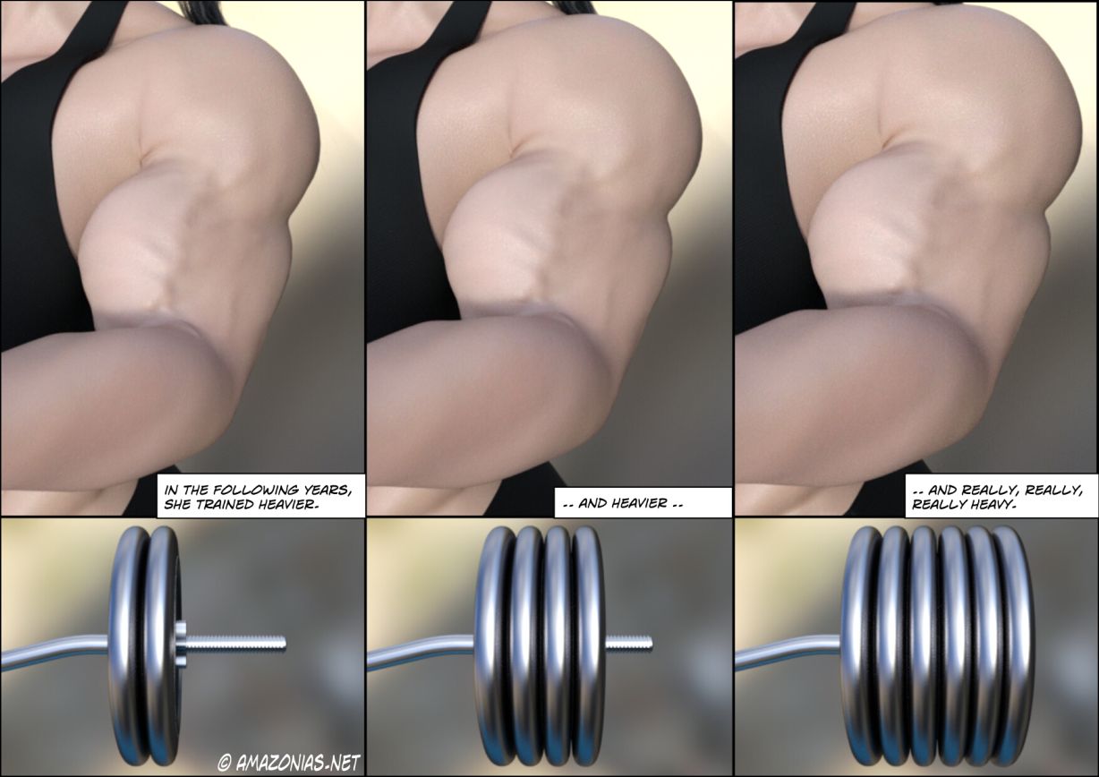 female muscle growth