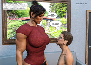 huge sexy woman and short man
