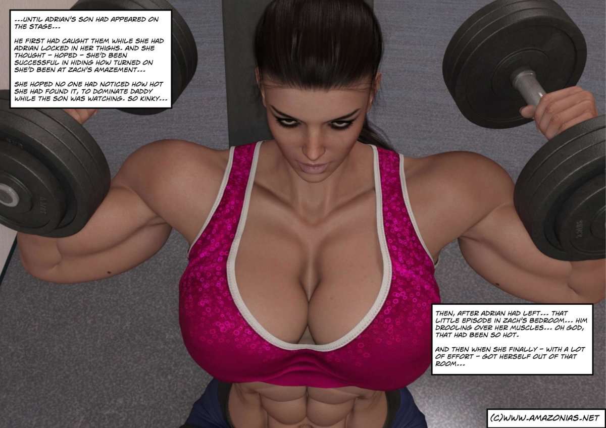 Stepmom - part 3 - female bodybuilder 