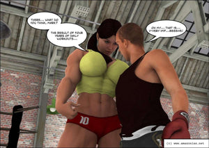 The Boxer, part 1 - female bodybuilder 