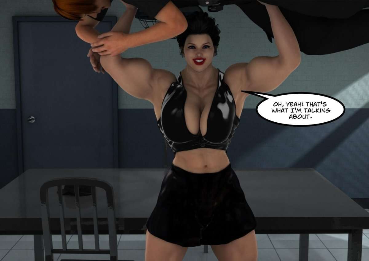 The Games Room, part one: arrested - female bodybuilder 