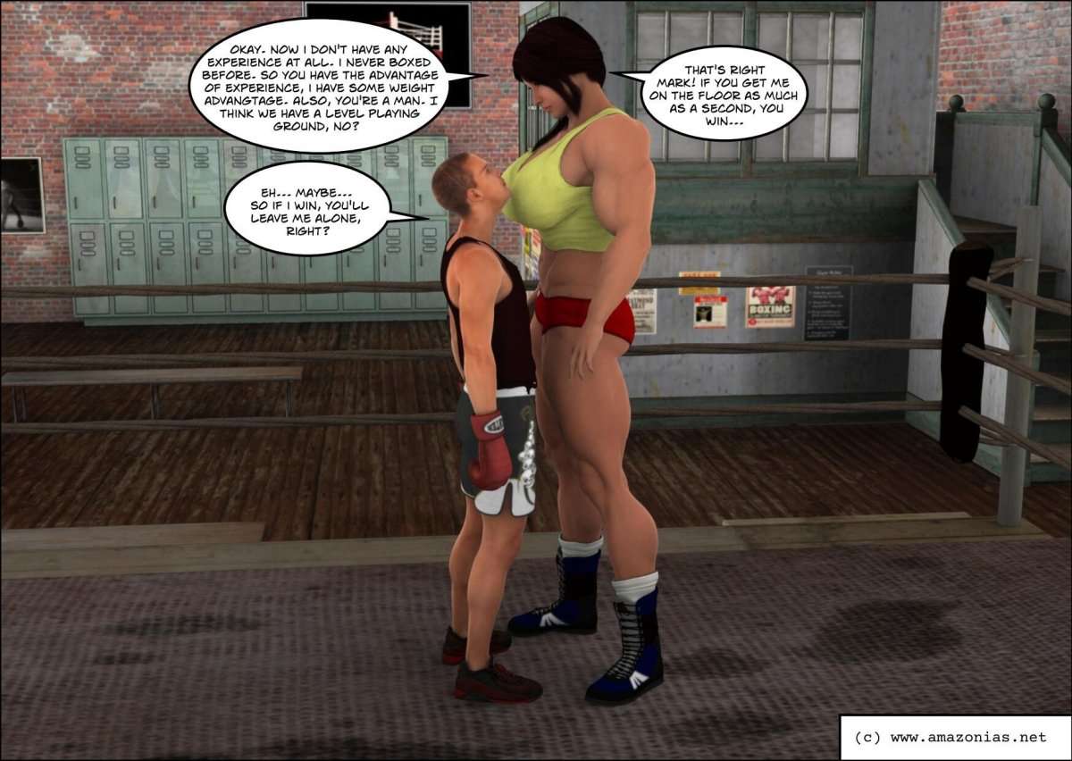 The Boxer, part 1 - female bodybuilder 
