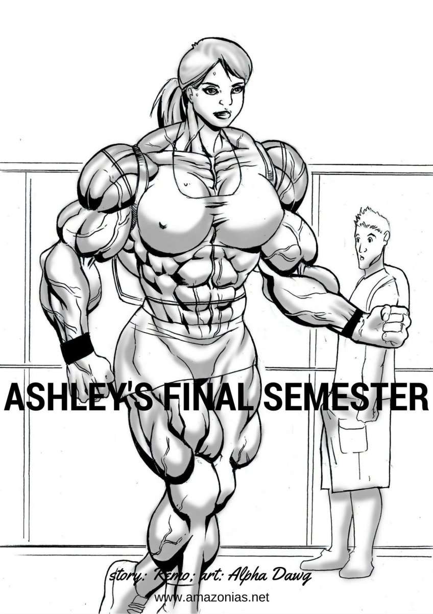 Ashley's Final Semester - female bodybuilder 