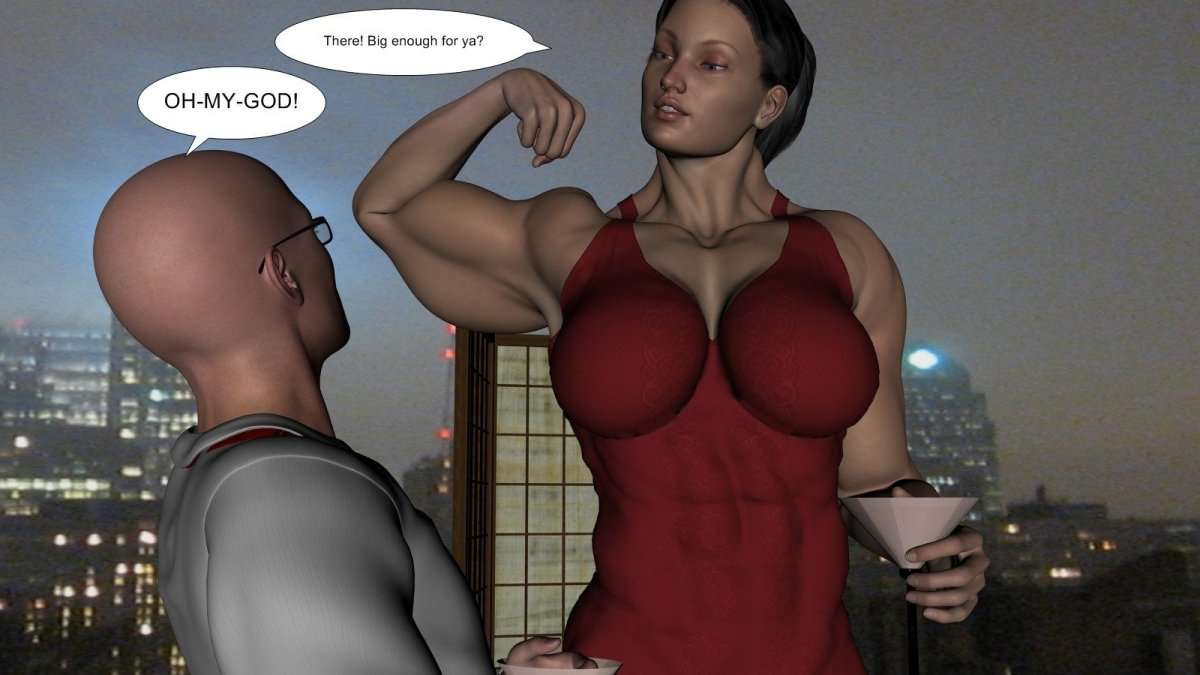 Boy meets girl - FREE - female bodybuilder 