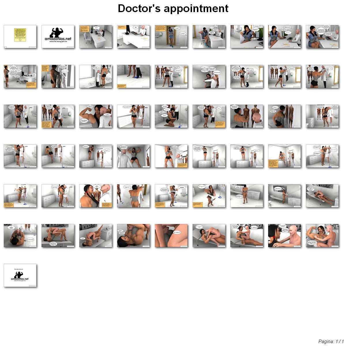 Doctor's appointment - female bodybuilder 