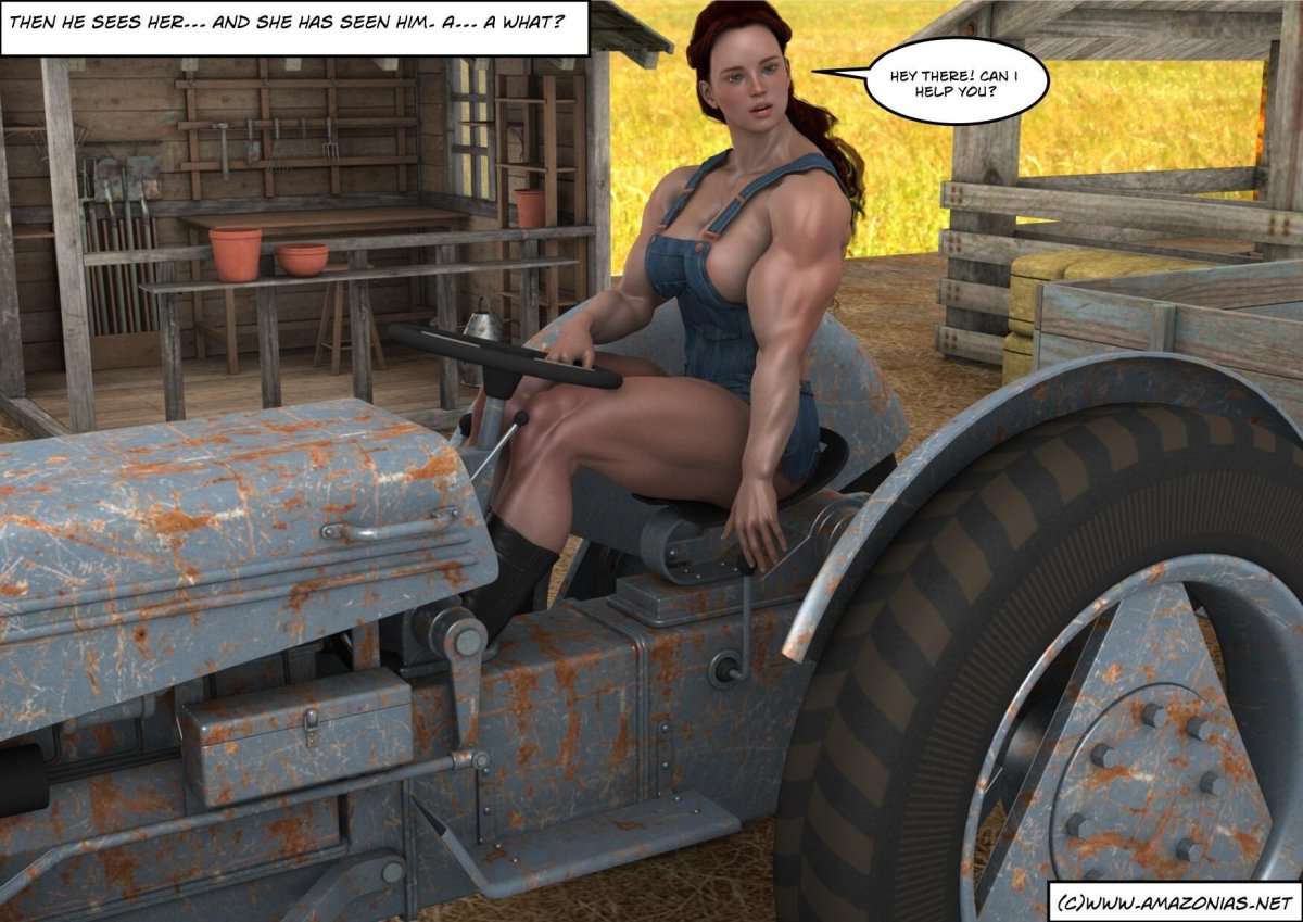 Farm Girl Muscle - the beginning - female bodybuilder 