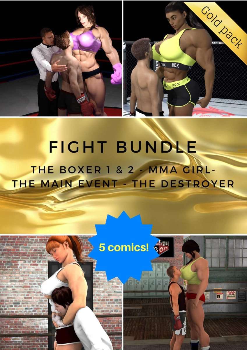 Fight bundle - female bodybuilder 