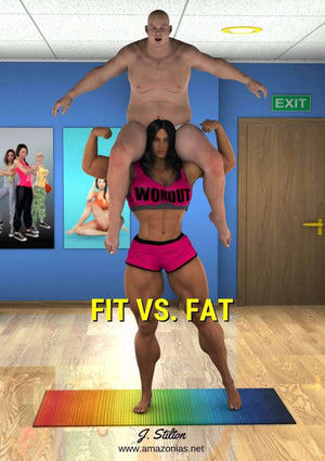 Fit versus Fat - FREE-female bodybuilder - musclegirl -Amazonias