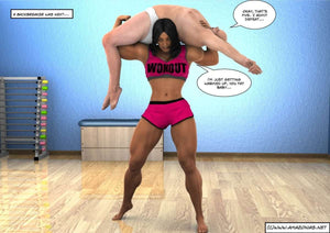 Fit versus Fat - FREE-female bodybuilder - musclegirl -Amazonias