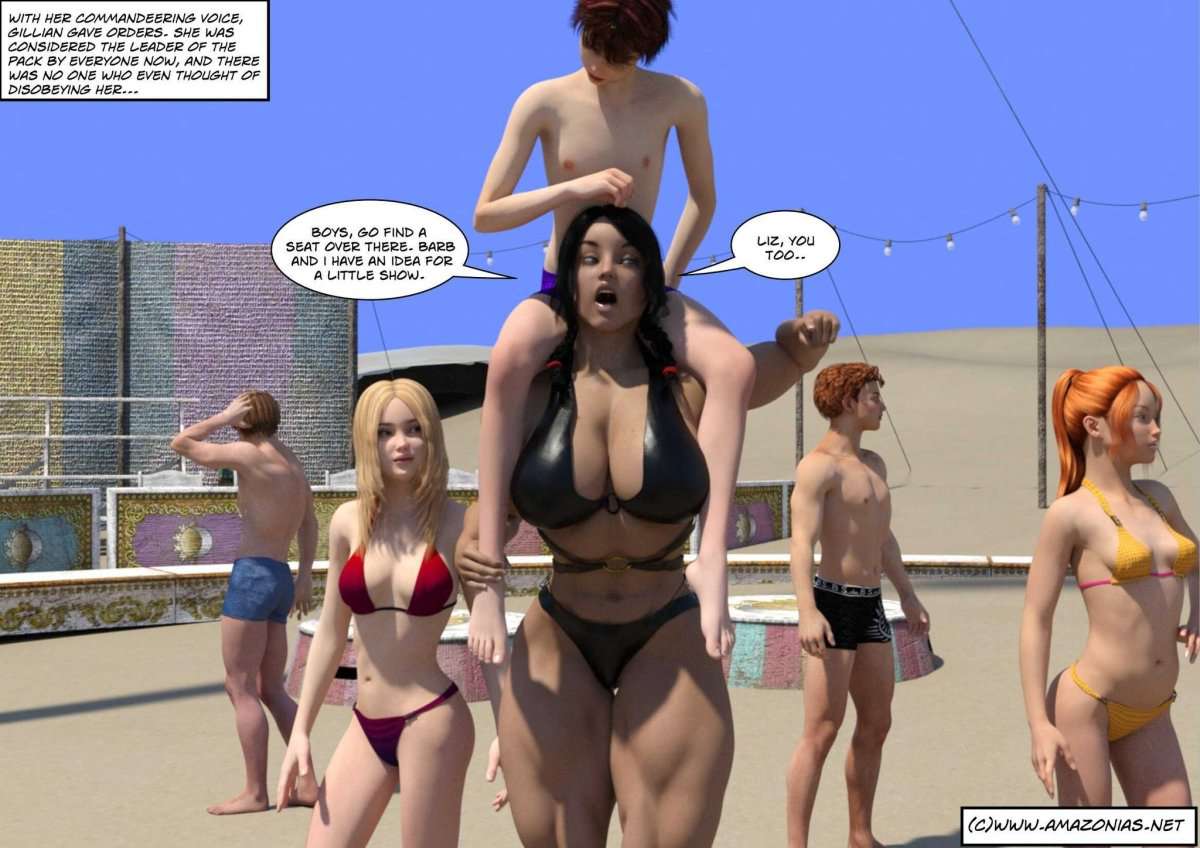 Hot Summer, chapter 4 - female bodybuilder 