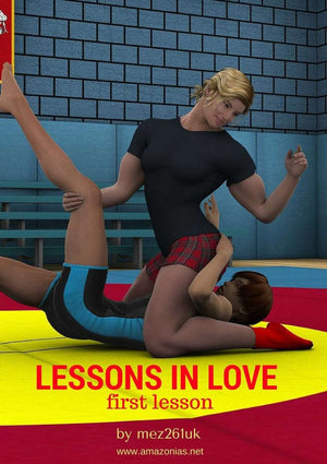 Lessons in love - female bodybuilder 