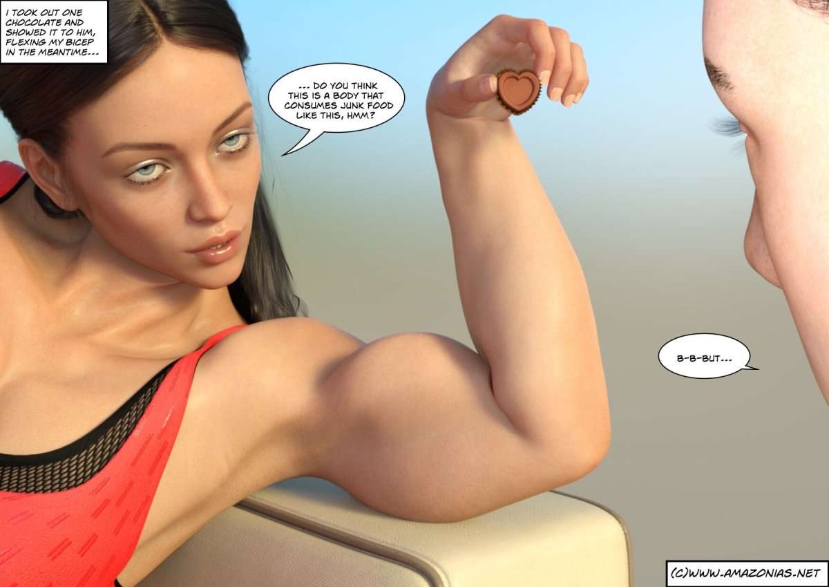 Massive Mathilda 1: dark valentine-female bodybuilder - musclegirl -Amazonias