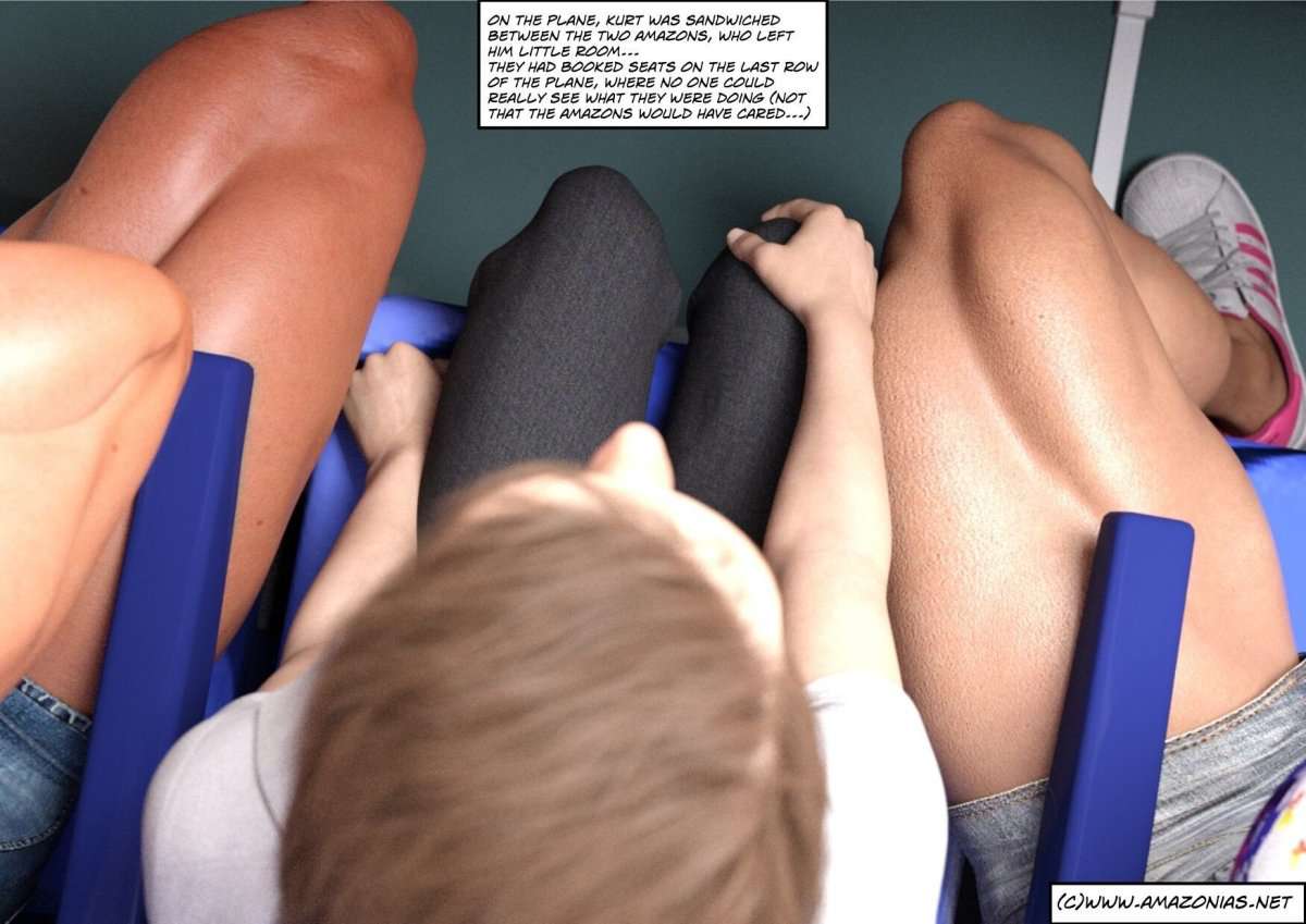 female male thighs comparison