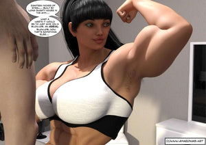 Movie Night - female bodybuilder 