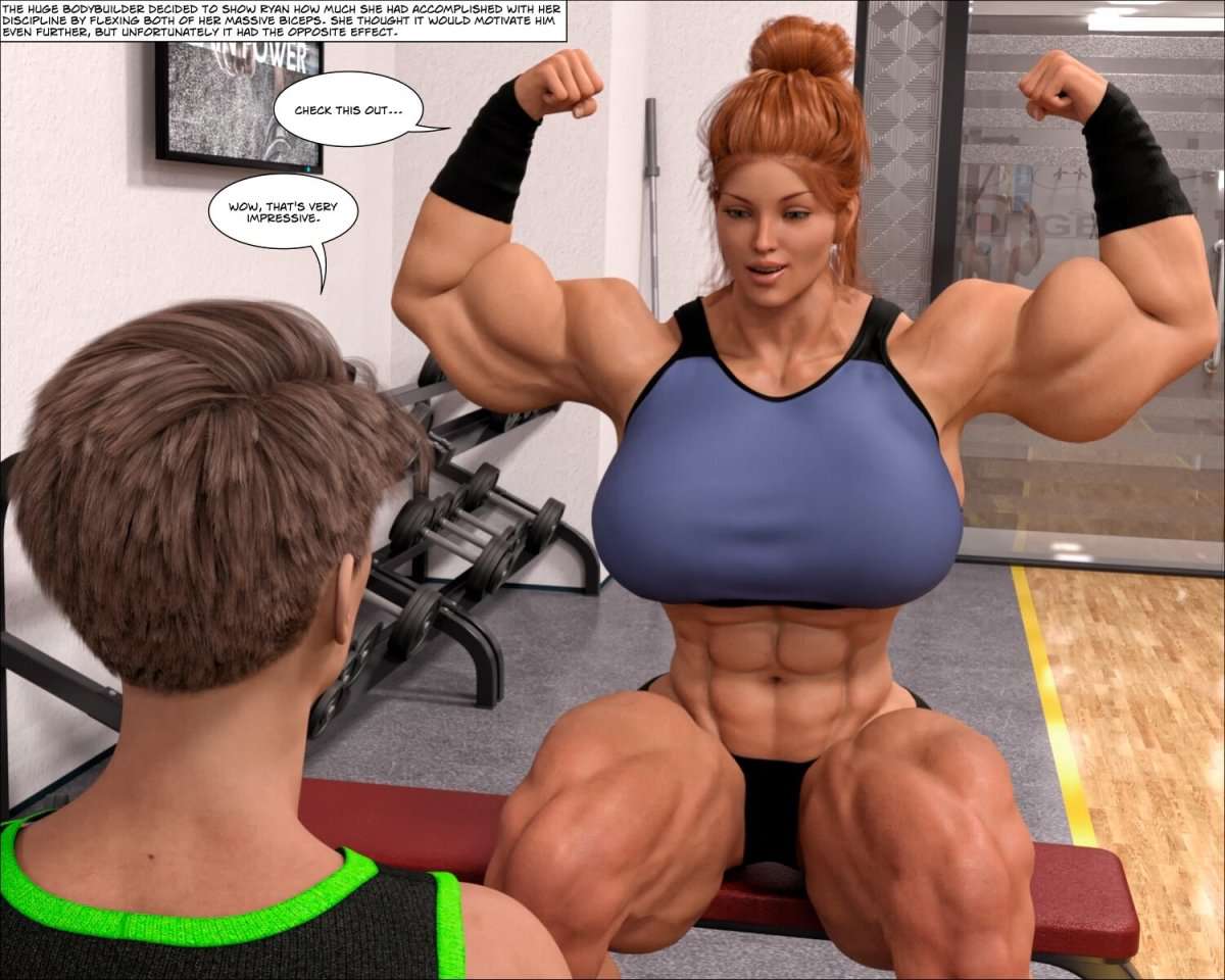 Muscle Romance - part 1 - female bodybuilder 