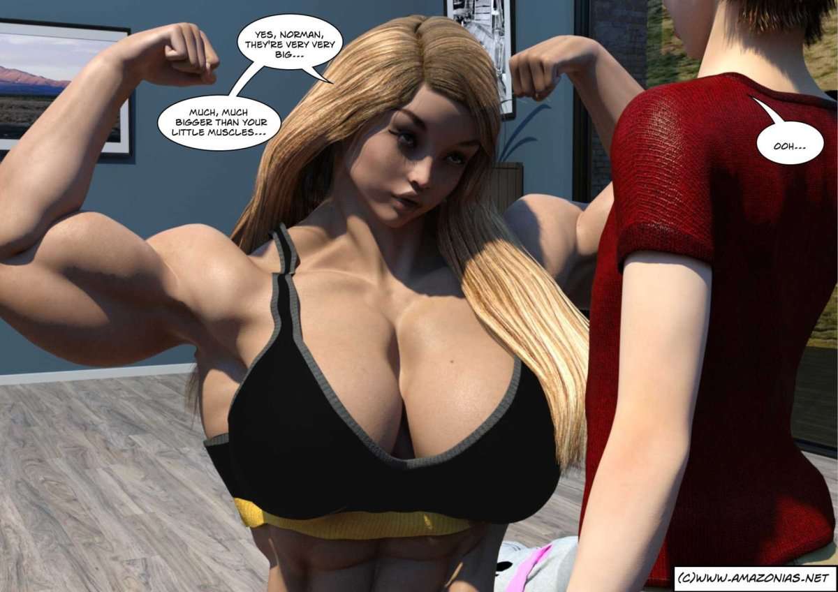 Muscle Girl Comics, Musclegirl - part 2 - female bodybuilder 