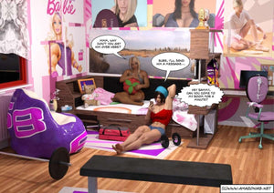 two musclegirls in their room