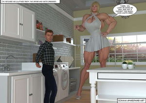 minigiantess and short guy