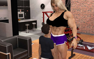 Sophie's property - part 1 - female bodybuilder 