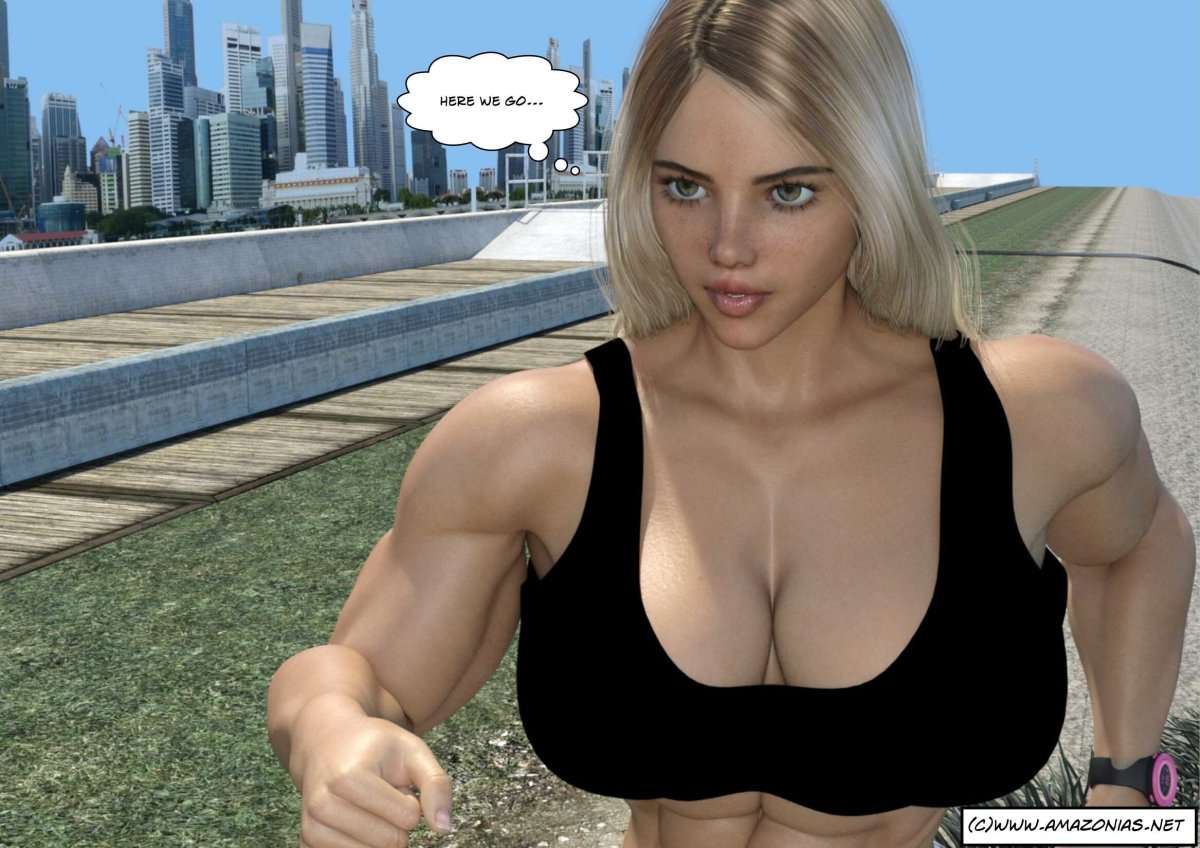 Sophie's property - part 1 - female bodybuilder 