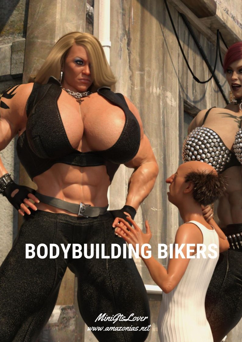 Busty Female Bodybuilder Bodybuilding Bikers