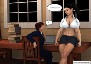 The boarding school - chapter 2 - female bodybuilder 