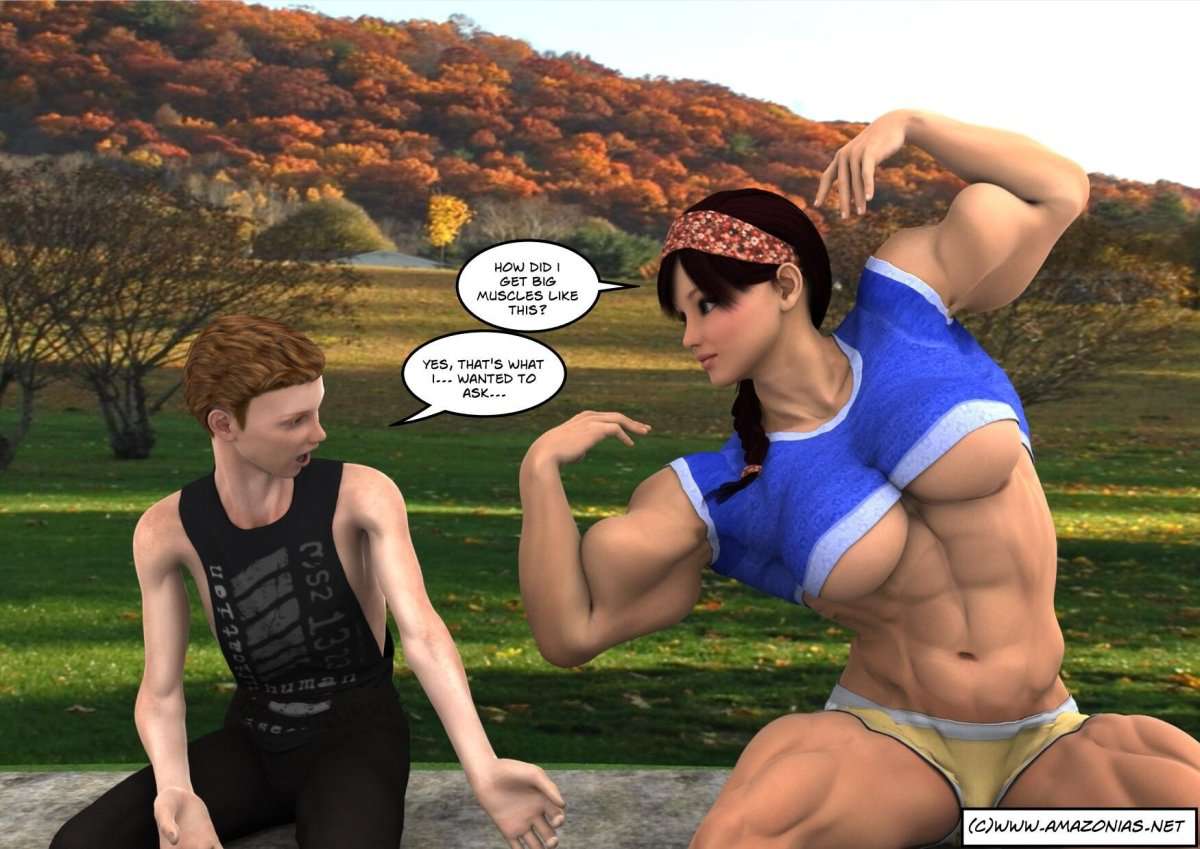 The boarding school - chapter 3 - female bodybuilder 