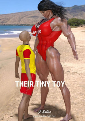 Their Tiny Toy - female bodybuilder 