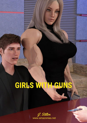 huge musclegirl and tiny man